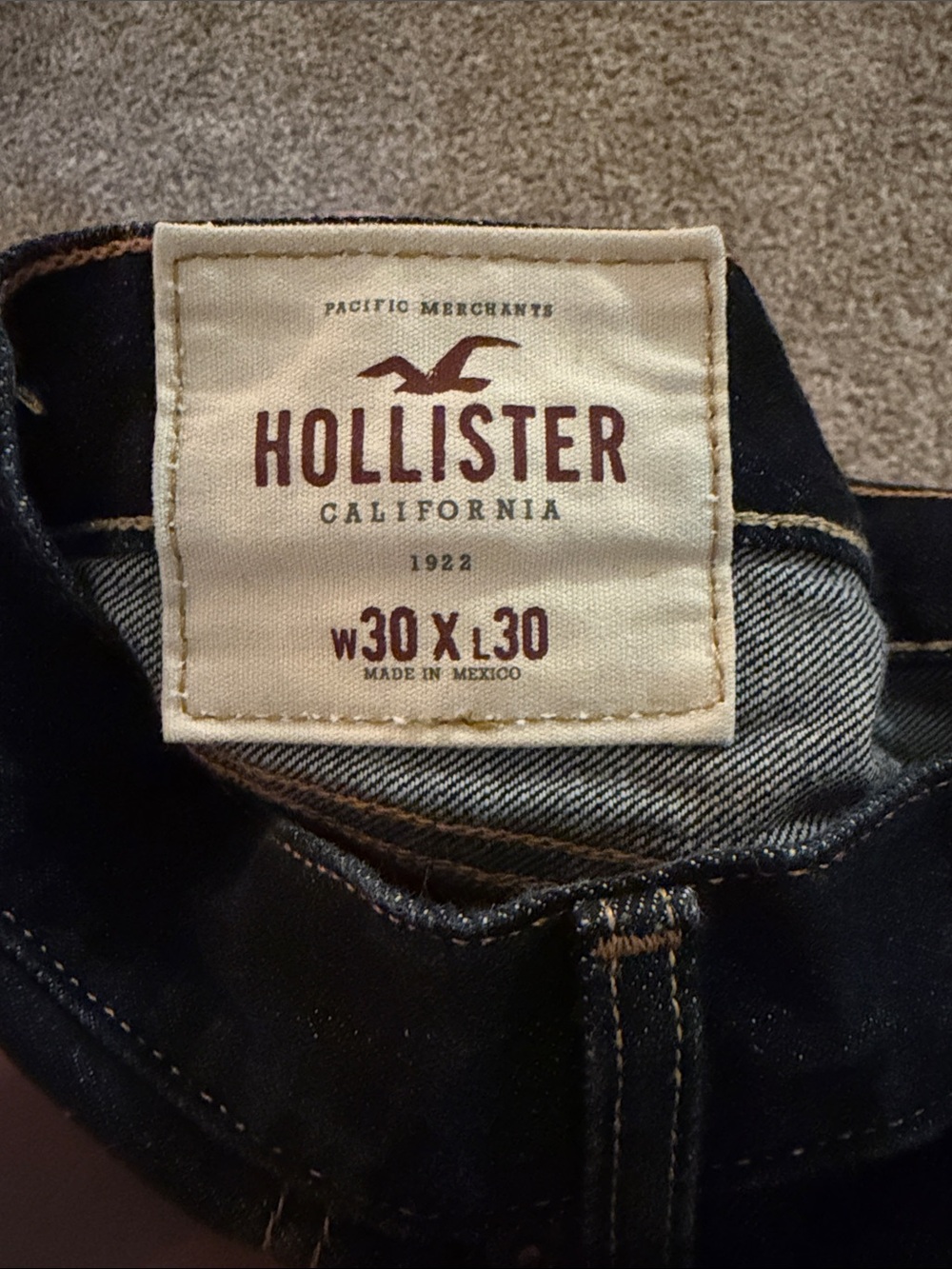 Hollister Men’s Dark Indigo Slim Jeans